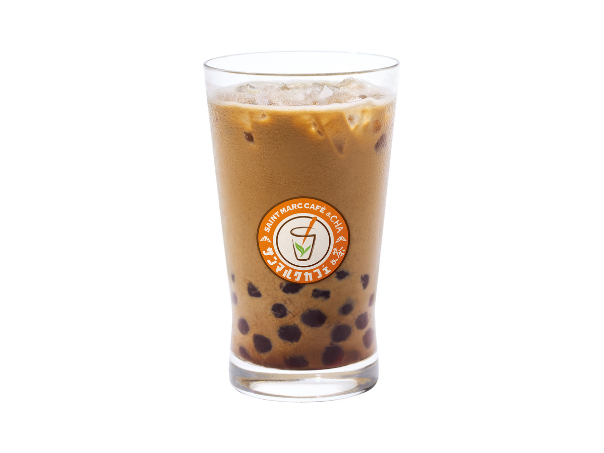 黒糖タピオカほうじ茶ラテ